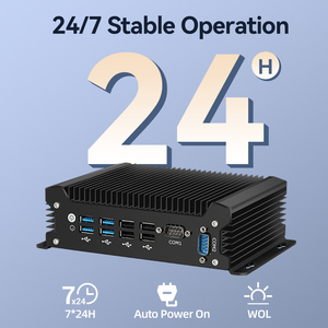 Intel I5 Mini-PC Lüfter loser DDR5-RAM M.2 NVME Dual Gigabit LAN 2 RS232 COM Industrieller MiniPC Linux-Mikro computer - Product Image 3