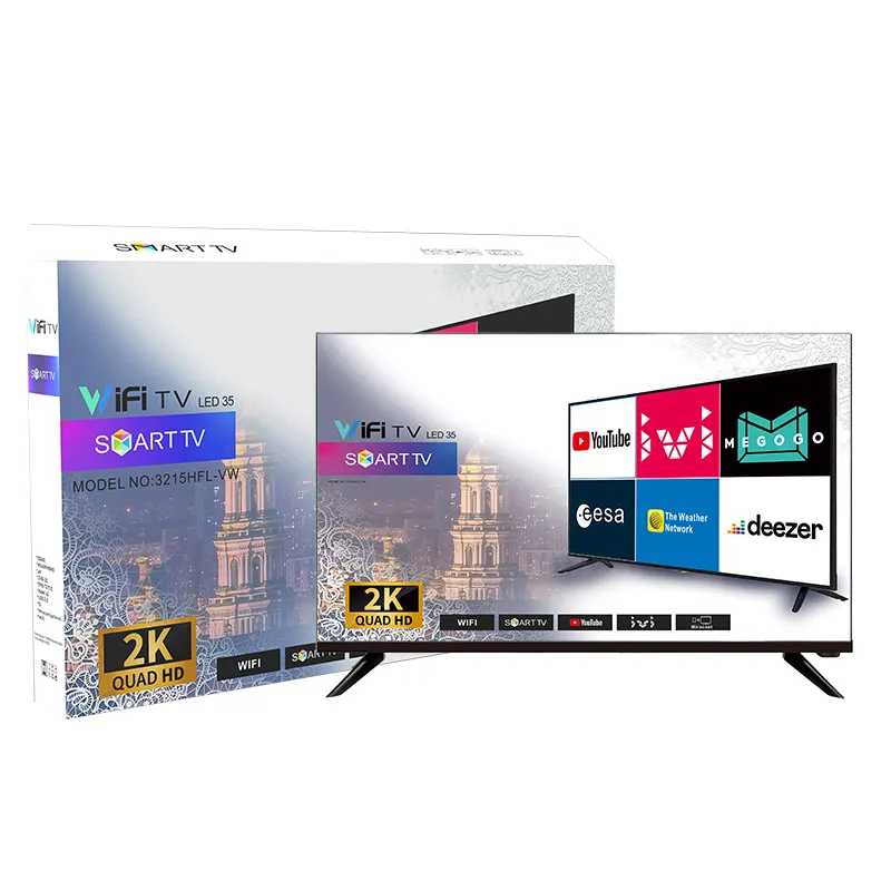 Smart Tv DLED QLED de buena calidad y bajo precio, smart Tv con Wifi, Android, 17/19/24/40/60/55/50/32 pulgadas