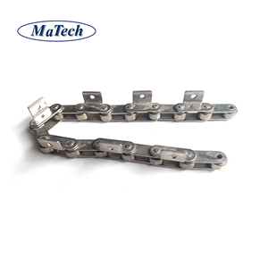 延長ピン付きパームオイルコンベヤチェーンMatech工場 - Product Image 5