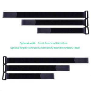 Correa ajustable impresa en fábrica con gancho de nailon y correas de hebilla de bucle Correas de velcro de tamaño personalizable - Product Image 5