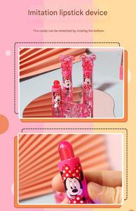 Phát Sáng Mickey Miệng đường nâu một loại kẹo trẻ em phổ biến bán chạy Miệng sáng bóng đường nâu đường trẻ em ăn được son môi kẹo - Product Image 6