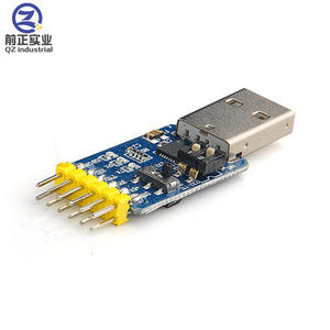 QZ พอร์ต USB to TTL 485 232 3.3V/5V พอร์ตอนุกรมโมดูล CP2102อเนกประสงค์หกฟังก์ชันในตัวเดียว - Product Image 2