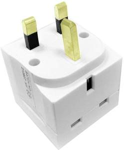 Adattatore a doppia spina a 2 vie/adattatore per prese di prolunga Multi-spine/estensioni della presa a 3 Pin del regno unito 250V 13 Amp Extender di alimentazione - Product Image 5
