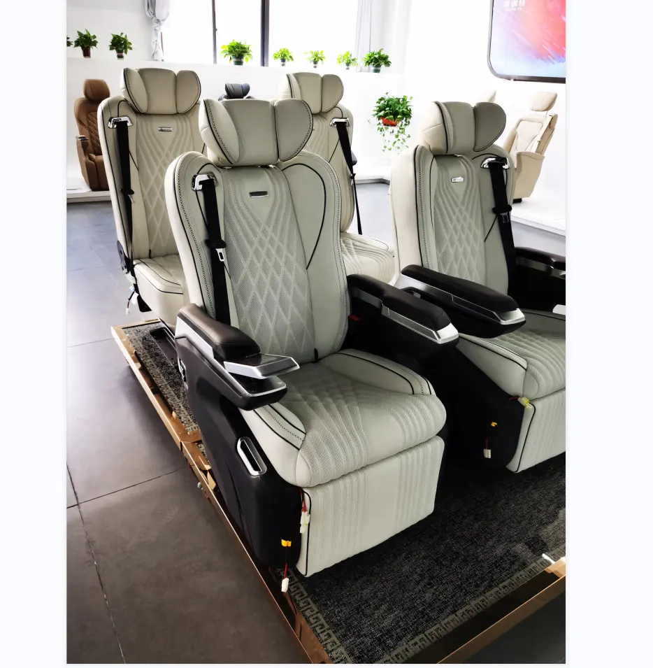 2023 High Quality Hotsale Luxury VIP Heated Massage Car Alphard Seats For Benz W447 V Class Vito V250 Metris VAN