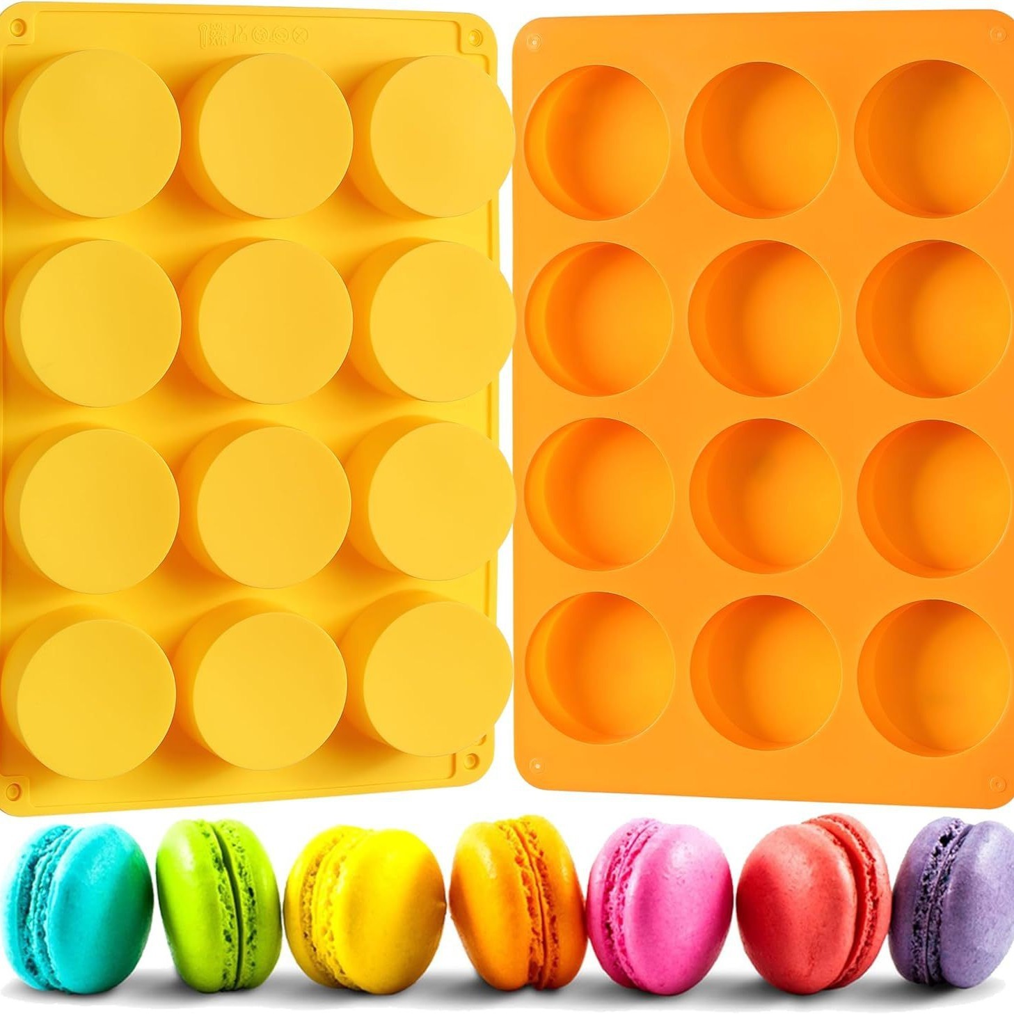 Molde para galletas Oreo de 12 cavidades (individual)