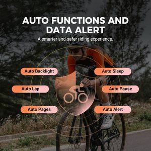 COOSPO CS300 Wireless Cycling GPS Bike Computer 2,6 Pantalla LCD Bluetooth5.0 ANT + Velocímetro/Odómetro Pantalla personalizable 40H - Product Image 2