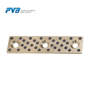 Guías prismáticas STWT C954, lubricante sólido de grafito de bronce, placa sin aceite integrada, 1 unidad - Product Image 4