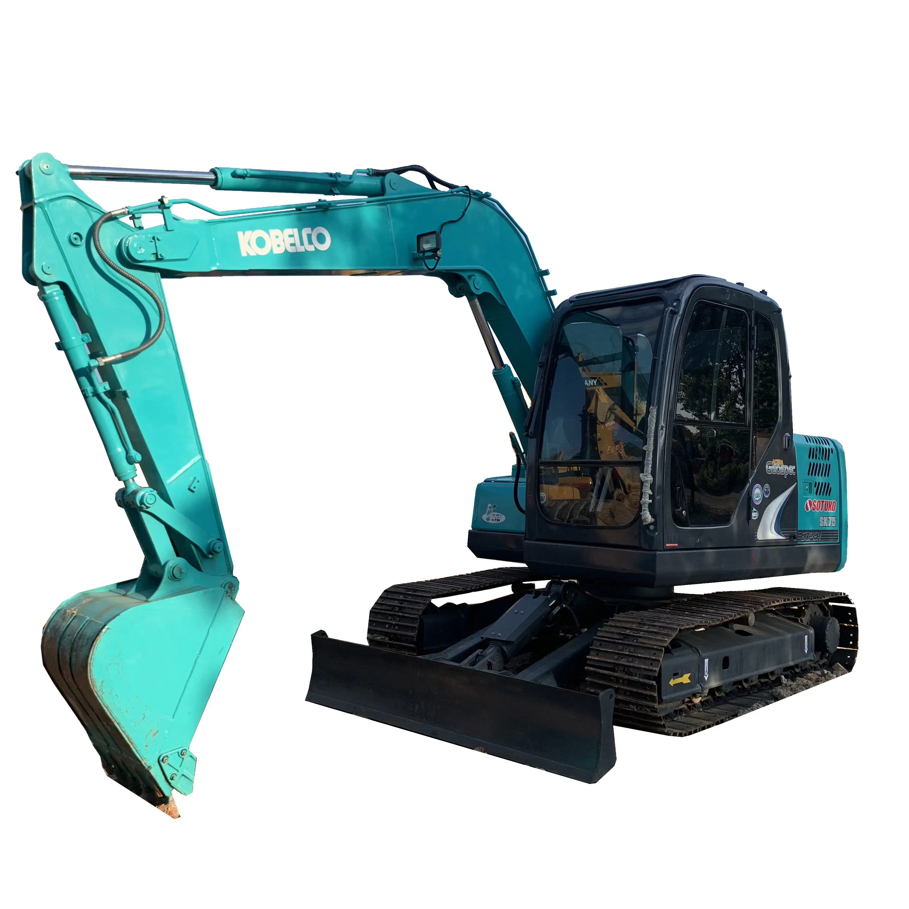 Il piccolo escavatore usato originale Kobelco SK75 ha usato il mini escavatore con la grande vendita di sconto