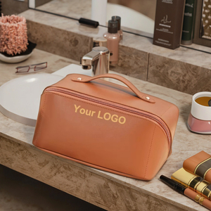 Tùy Chỉnh Tất Cả Các Loại Gói PU Da Du Lịch Trang Điểm Túi Không Thấm Nước Vệ Sinh Cá Nhân Pouch Dây Kéo Đa Chức Năng Mỹ Phẩm Lưu Trữ - Product Image 4