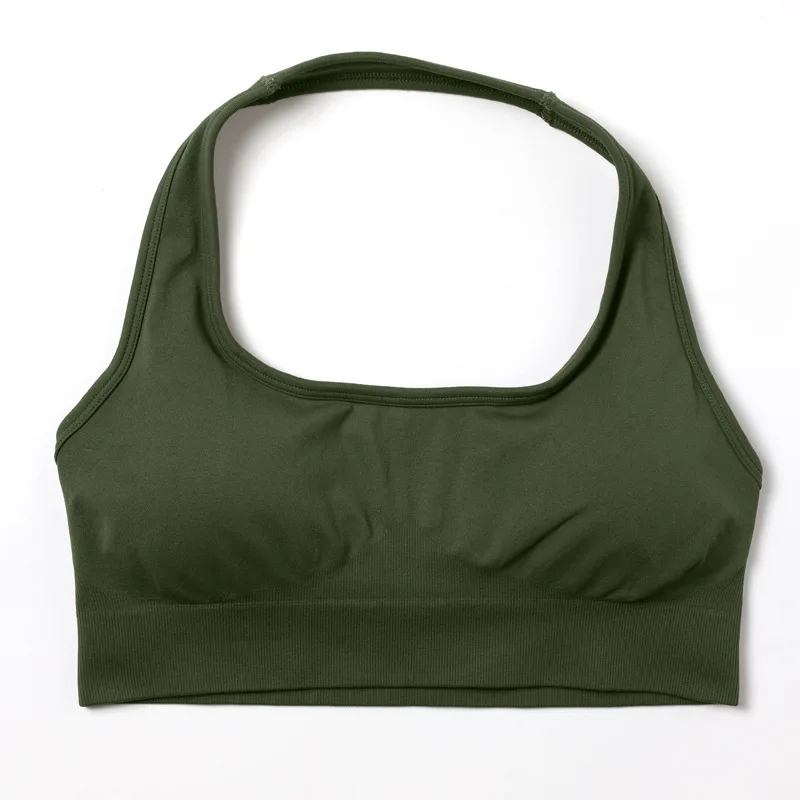 Sujetador de cuello verde militar G9510