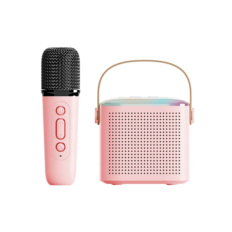 Chất Lượng Cao Karaoke Máy Nghe Nhạc Loa Không Dây Với Duy Nhất Microphone Nhà Hệ Thống Theatre Âm Bass Khuếch Đại Mini Bluetooth Loa