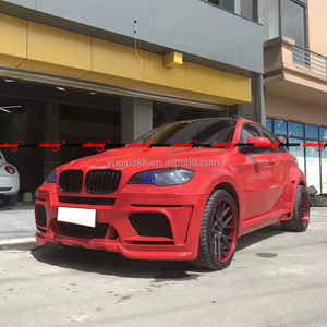 Fabrika doğrudan kurulumu kolay yüksek kaliteli FRP geniş BMW için gövde kiti X6 E71 serisi 09-13 HM tampon yüksek durumu - Product Image 4