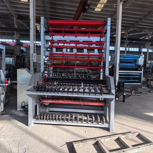 Yeni teknoloji korkuluk sabit düğüm çit tel örgü yapma makinesi otomatik sabit düğüm sığır çit makinesi