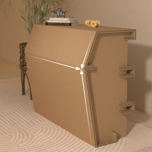 Sáng tạo hiện đại xách tay các tông sóng tiếp nhận bàn bàn cho triển lãm Thiết bị dịch vụ sự kiện thiết lập - Product Image 3