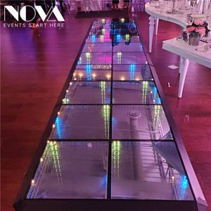 2021 New New Design Sound <strong>DMX</strong> <strong>Control</strong> 0.5*0.5m RGB Full Colors Led Dance Floor - Product Image 1