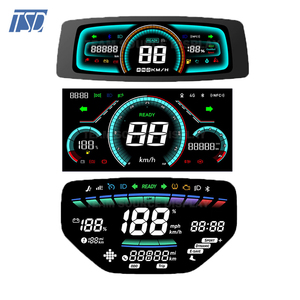 Forma personalizzata VA STN TN HTN tachimetro per auto per moto strumento cruscotto segmento Cluster Display LCD monocromatico grafico - Product Image 5