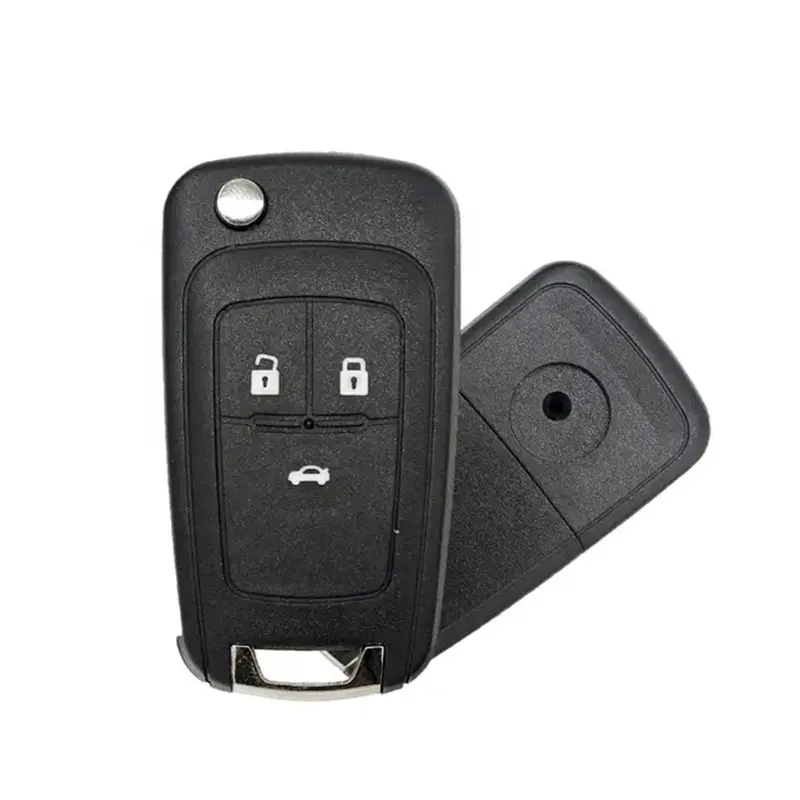 Keyyou-coque de clé télécommande à lame non incluse, 3 boutons, pliable, pour Vauxhall, Opel, Corsa, Astra, Zafira, Omega