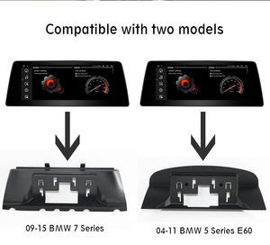 Android araç dvd oynatıcı 10.25 inç IPS DSP BMW 5 serisi için E60 E61 CIC CCC 1920*720 HD GPS navigasyon araba multimedya radyo çalar - Product Image 5
