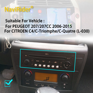 OEM Style Car Android Screen Control Panel for PEUGEOT <strong>207</strong> 207CC 2006-2015 for Citroen C4 C-Triomphe C-Quatre 2004 - 2011 - Product Image 4