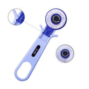 Döner kesici dikiş kesici kumaş dairesel kesme aleti Patchwork bıçak el yapımı DIY deri kesici 28mm 45mm - Product Image 3
