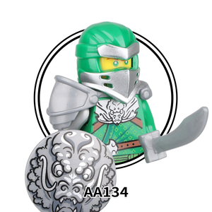 AA131-136 Zane Kai Jay Lloyd Cole Anime oyunu karakter Mini çocuklar için eğitim plastik yapı taşları toplamak hediye oyuncaklar - Product Image 6
