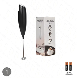 Giá rẻ <span class=keywords><strong>Mini</strong></span> Foamer OEM Pin thép không gỉ Whisk sữa Frother nhựa cà phê Trà Công cụ uống Máy xay sinh tố protein bột trộn - Product Image 1