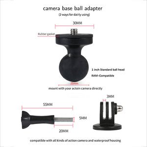 Car 360 Degree Rotation <strong>Mount</strong> for gopro Ball Joint <strong>Mount</strong> 1 Inch Threaded Plate Ball Screw Phone Camera for Go Pro <strong>Mount</strong> for Ram - Product Image 5