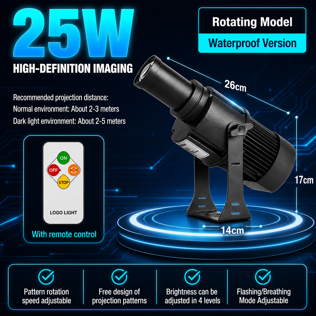 25 With remote control