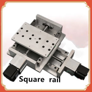 Placa de arrastre Guideway, Riel de alambre CNC de elevación de precisión pesada, mesa deslizante cruzada XY de dos ejes, módulo de tornillo de mesa lineal - Product Image 2