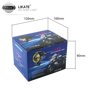 Lkt motosiklet modifiye U5 transformers LED far lazer far ampulü süper parlak üç vitesli ayar - Product Image 6