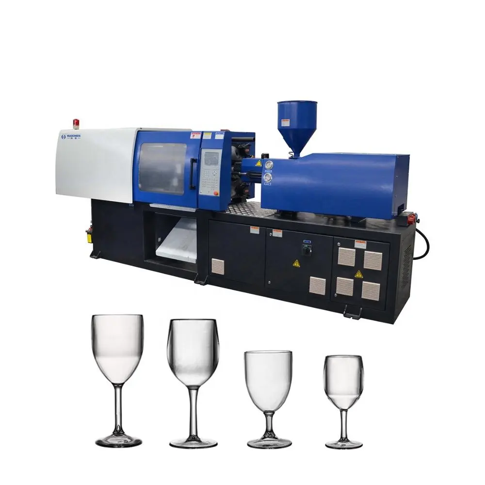 Copo acrílico de plástico de 110 toneladas, fabricação de vinho tinto, máquina de molde de injeção