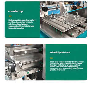 Máquina de grabado para carpintería CNC completamente automática pequeña 2020 para piedra, acrílico publicitario, PVC, Jade y corte de Esmeralda - Product Image 2