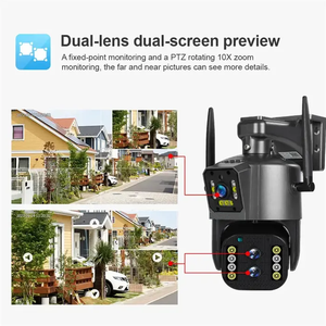 10X 4K gran oferta cámara de red wifi zoom óptico PTZ Sensor de seguimiento de movimiento cámara de seguridad de doble lente al aire libre - Product Image 3