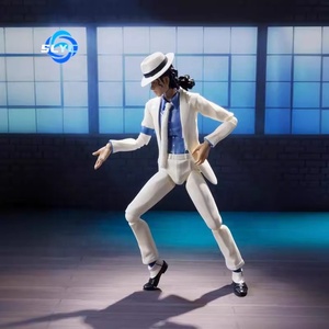 Michael Jackson Smooth Criminal Moonwalkerアクションフィギュア可動モデル箱入りコレクタブル音楽アイコンディスプレイコレクター用