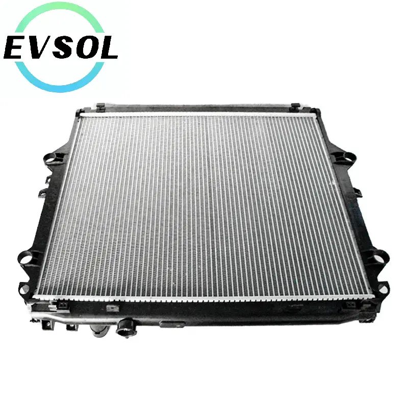 EVSOL çin fabrika motor soğutma radyatörü OEM Toyota Hilux Revo 4Runner japon araba için 16400-05180 alüminyum araba radyatörü