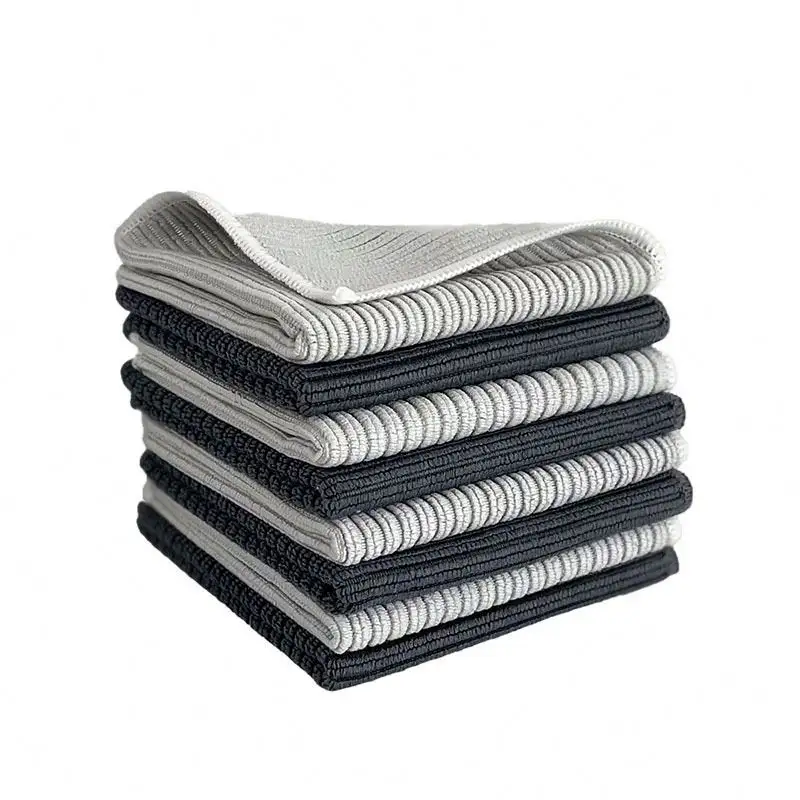 Ready to ShipIn StockFast Dispatchblack and gray oshibori towel big stripe good microfiber cleaning designer towels terry towel clothing mens