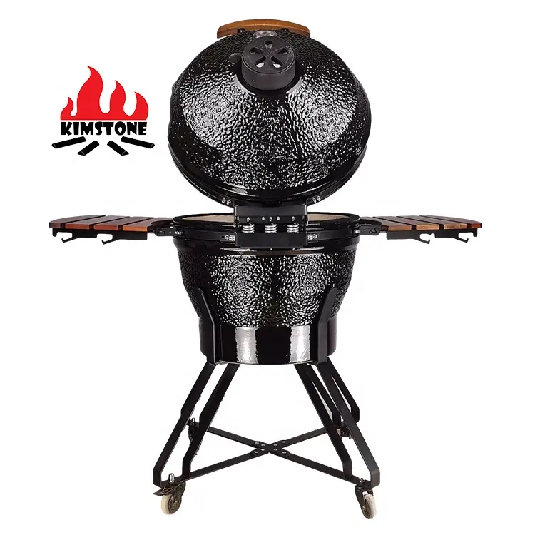 KIMSTONE-parrilla grande xxl para barbacoa, parrilla de 23, 24 y 26 pulgadas, de hierro fundido para huevos, pollo, carne, horno, huevos, barbacoa, cerámica, 2023