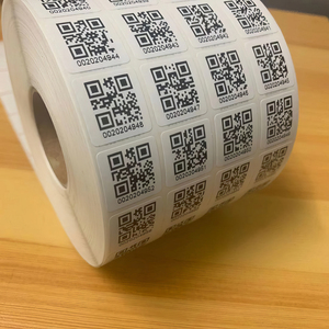 Unique Scannable QR Code Stickers Fácil de usar Etiquetas inteligentes Etiquetas QR Code para armazenamento e organização