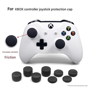 XBOX /XBOXシリーズS/X/ONE/360ダストスウェットプロテクション用ゲームジョイスティック用の高低シリコングリップキャップの8ピースセット - Product Image 2