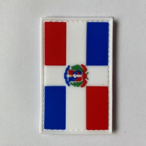 プロモーションPVCデンマーク国旗パッチデンマークデーンタクティカルパッチPVCフックアンドループファスナーパッチ - Product Image 5