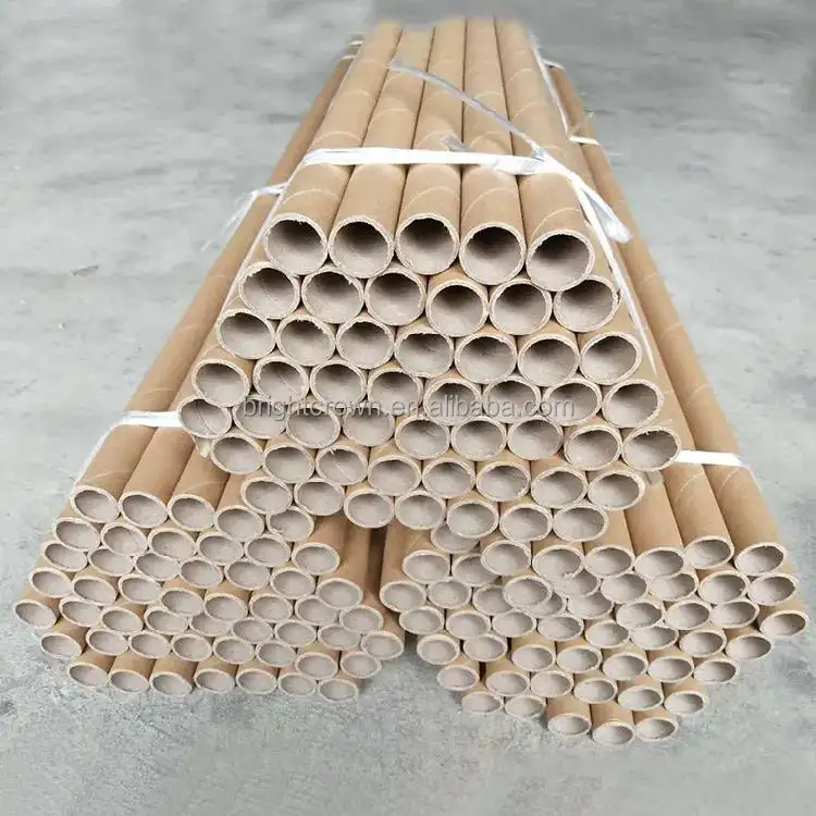 Embalagem de tubos de papelão preço de fábrica tamanhos personalizados cone bobina de papel Kraft rolo de papel núcleo