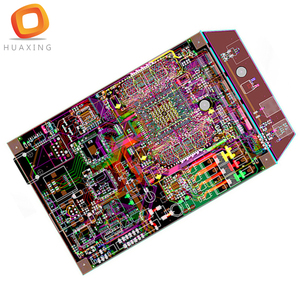 RoHS CE CE ROHS แผงวงจร PCB อิเล็กทรอนิกส์หลายชั้นสีดำสีขาว Fr4สากลประกอบ PCBA - Product Image 2