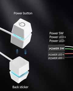 コンピュータデスクトップスイッチPCスイッチボタン外部リモートスタートPCマザーボード電源 - Product Image 5