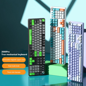 Teclado mecánico con cable Eje verde Eje rojo Eje de té Ordenador portátil de escritorio con cubierta magnética Teclado para juegos de deportes electrónicos - Product Image 2