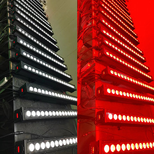Rigeba 18*12W RGBWAUV açık su geçirmez LED duvar yıkayıcı ışık 6-in-1 LED matris sahne aydınlatma olaylar için IP65 anma - Product Image 3