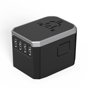 Newest Technology Electrical Plug Socket <strong>USB</strong> Universal <strong>Adapter</strong> Worldwide Charger Type-C Port 4 <strong>USB</strong> Travel <strong>Adapter</strong> - Product Image 1