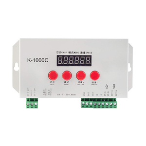 Программируемый контроллер K-1000C SD-карты, контроллер пикселей, spi dmx rgb, полноцветный контроллер для светодиодных пиксельных ламп - Product Image 1