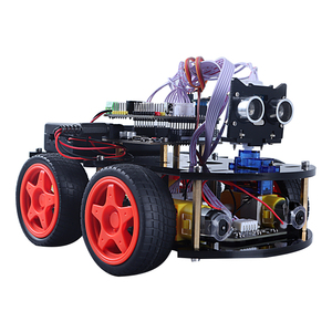 Hot Sale DIY Tracking Line Ultraschall-Hindernis programmierung Smart Robot Car Avoider Robotics Kits für Bildung - Product Image 1