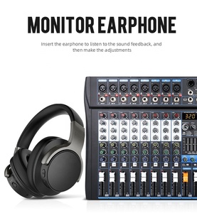PB8 Mixer <strong>Audio</strong> <strong>8</strong> Channel <strong>Interface</strong> Console <strong>Audio</strong> Digital Professional <strong>Audio</strong> Mixer for Church - Product Image 3