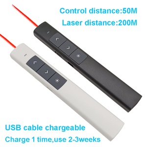 Presentatore Wireless Powerpoint PPT Clicker per Computer pagina di dimostrazione puntatore Laser presentazione diapositiva Clicker remoto - Product Image 2